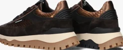 FLORIS VAN BOMMEL lage sneakers sfw-10100 grommi bronskleurig New
