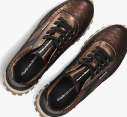 FLORIS VAN BOMMEL lage sneakers sfw-10100 grommi bronskleurig New