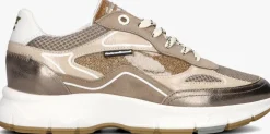 FLORIS VAN BOMMEL lage sneakers sfw-10101 bronskleurig Clearance