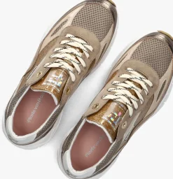 FLORIS VAN BOMMEL lage sneakers sfw-10101 bronskleurig Clearance