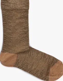 MP DENMARK sokken ulla bronskleurig Outlet