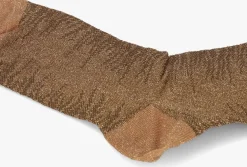 MP DENMARK sokken ulla bronskleurig Outlet