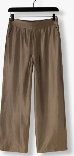 AIMEE THE LABEL bronzen wijde broek soleil brons New