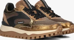 FLORIS VAN BOMMEL bronzen lage sneakers sfw-10127 grommi brons Clearance