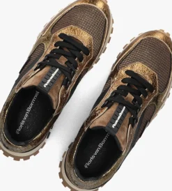 FLORIS VAN BOMMEL bronzen lage sneakers sfw-10127 grommi brons Clearance