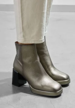 HISPANITAS bronzen enkellaarsjes hi243674 met brons Discount