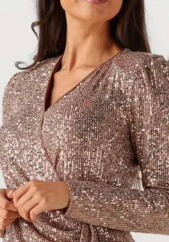 IBANA bronzen mini jurk davide brons Best