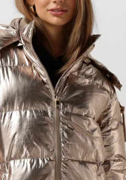 JANICE bronzen gewatteerde jas derrick brons New