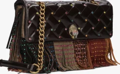 KURT GEIGER LONDON bronzen schoudertas lg kensington fringe brons Online