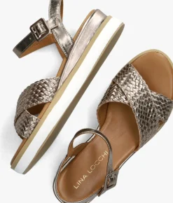 LINA LOCCHI bronzen sandalen l1386 brons Discount