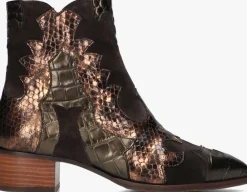 PERTINI bronzen enkellaarsjes 32709 brons Outlet