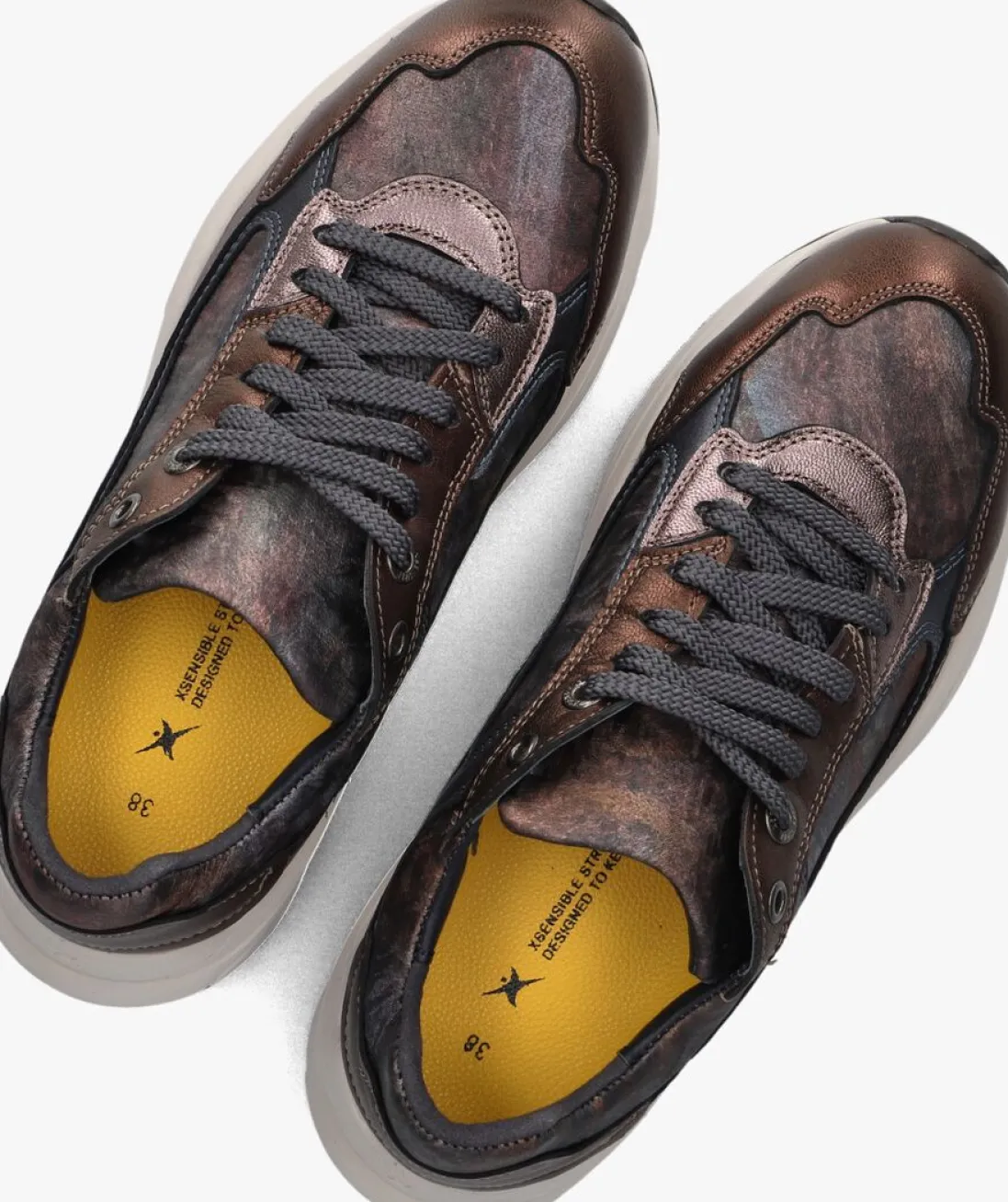 XSENSIBLE bronzen lage sneakers milau brons Best