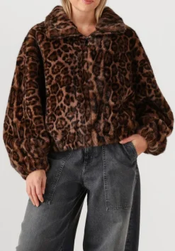 ALTER EGO e faux fur jas ally bruin Sale