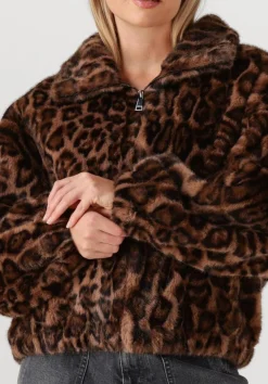 ALTER EGO e faux fur jas ally bruin Sale