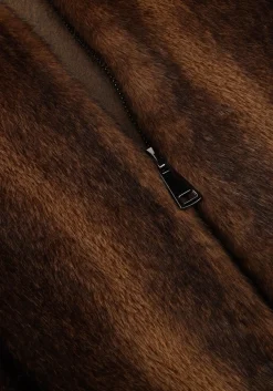 ALTER EGO e faux fur jas ally bruin Outlet