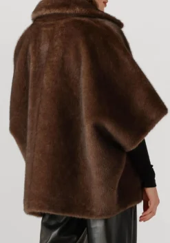 ALTER EGO e faux fur jas elin bruin Hot
