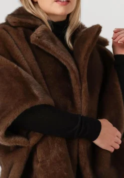 ALTER EGO e faux fur jas elin bruin Hot