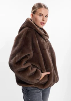 ALTER EGO e faux fur jas jada bruin Online