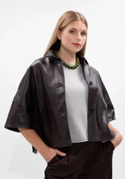 ALTER EGO e faux fur jas lena bruin New