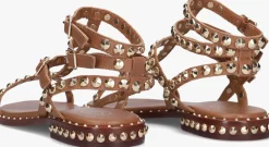 ASH e platte sandalen play bruin New