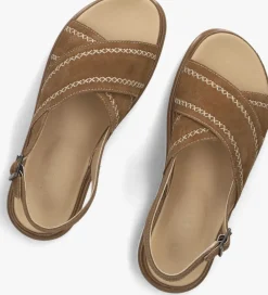 AYANA e platte sandalen 11863 bruin Online