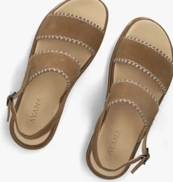 AYANA e platte sandalen 11864 bruin Online