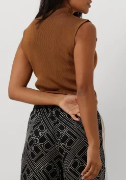 BRUUNS BAZAAR e top rivers aditi knit top bruin Sale