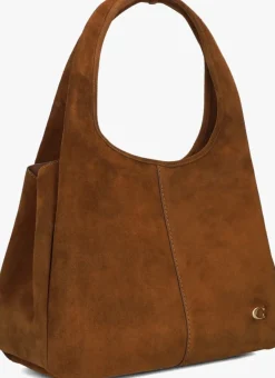COACH e schoudertas lana shoulder bag bruin Discount