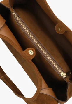 COACH e schoudertas lana shoulder bag bruin Discount