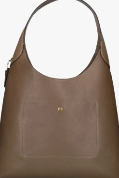 COACH e schoudertas brooklyn shoulder bag 39 bruin New