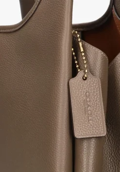 COACH e schoudertas lana bruin Hot