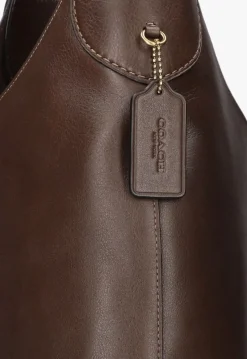 COACH e schoudertas brooklyn shoulder bag 39 bruin Clearance