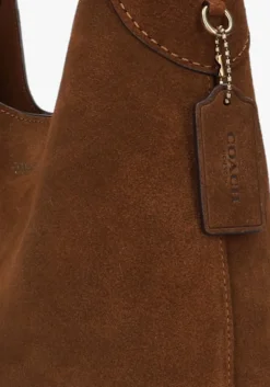 COACH e schoudertas brooklyn 28 bruin Clearance