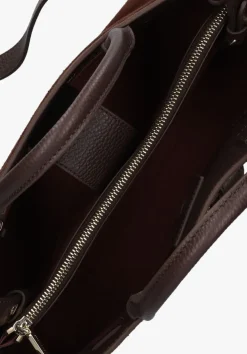 COCCINELLE e handtas sabine suede bi bruin