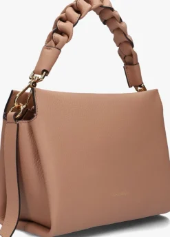 COCCINELLE e schoudertas boheme grana double bruin Outlet