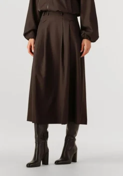 CO'COUTURE e maxirok luna pocket pleat skirt bruin Clearance