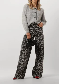 CO'COUTURE e straight leg jeans leo denim panel pant bruin