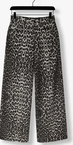 CO'COUTURE e straight leg jeans leo denim panel pant bruin