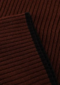 CO'COUTURE e trui row puff rib rollneck bruin Hot