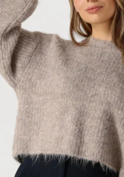 CO'COUTURE e truien/vesten coralee crop knit bruin Sale