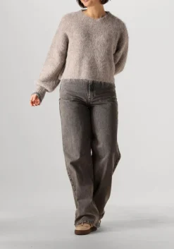 CO'COUTURE e truien/vesten coralee crop knit bruin Sale