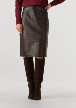 COPENHAGEN MUSE e midirok cmbaron-skirt bruin New