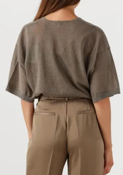 DANTE6 e top revel metallic cardigan bruin