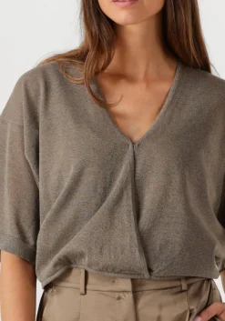 DANTE6 e top revel metallic cardigan bruin