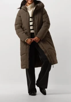 ELVINE e gewatteerde jas eliza bruin