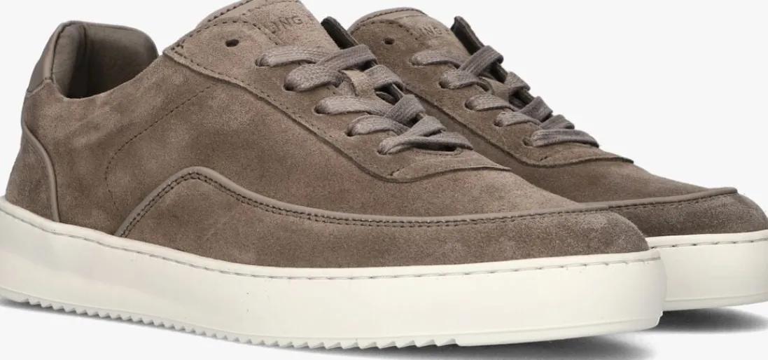 FILLING PIECES e lage sneakers mondo suede lux bruin Discount