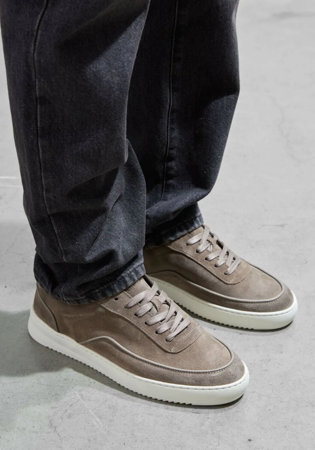 FILLING PIECES e lage sneakers mondo suede lux bruin Discount