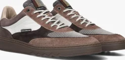 FLORIS VAN BOMMEL e lage sneakers sfm-10143 de kupster bruin Best