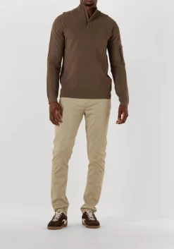 FLORIS VAN BOMMEL e lage sneakers sfm-10224 de zaler bruin