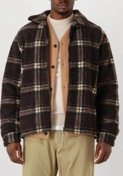 FORÉT e forét jack cabin zip fleece bruin New